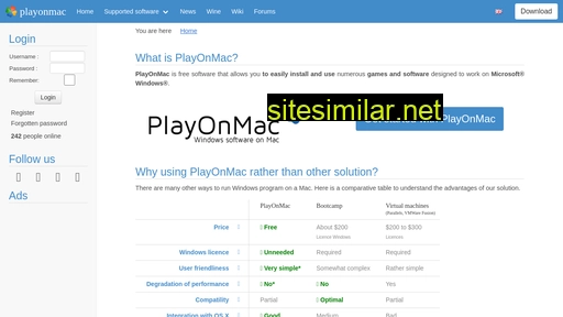 playonmac.com alternative sites