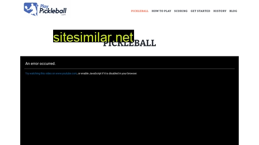 Playpickleball similar sites