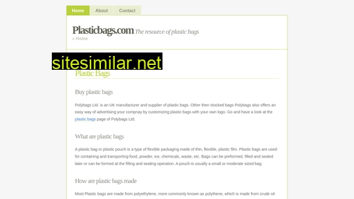 plasticbags2u.com alternative sites