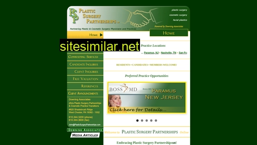 plasticsurgerypartnerships.com alternative sites