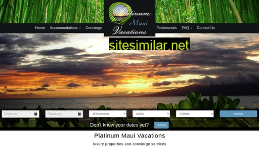 platinummauivacations.com alternative sites