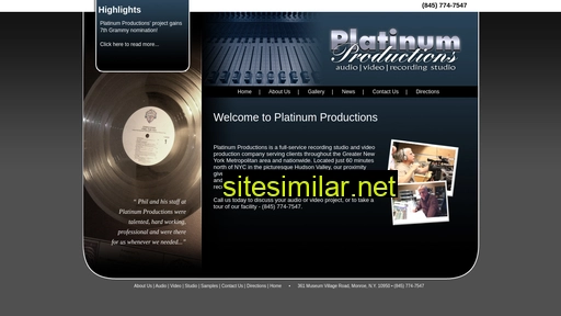 platinumproductionsny.com alternative sites