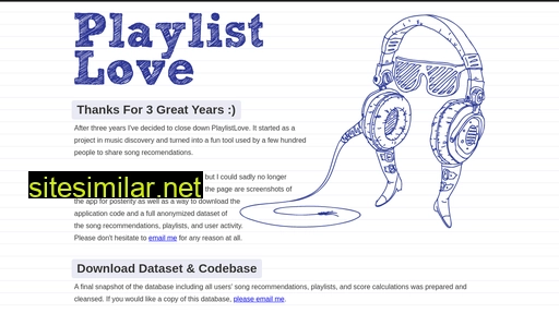 playlistlove.com alternative sites