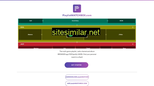 playlistmatchbox.com alternative sites