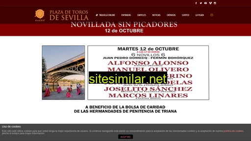 plazadetorosdelamaestranza.com alternative sites