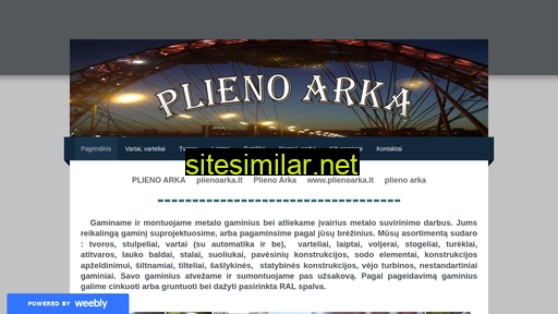plienoarka.weebly.com alternative sites