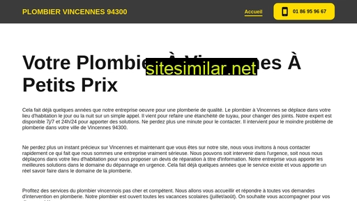Plombier-vincennes-94300 similar sites