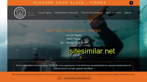 Plongeesousglace-tignes similar sites