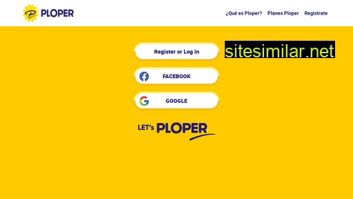 Ploper-app similar sites