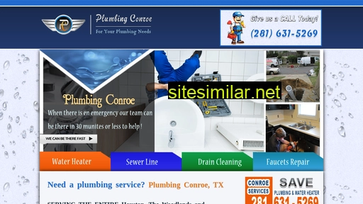 plumbingconroe.com alternative sites