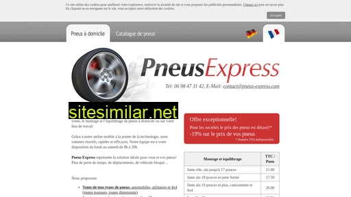pneus-express.com alternative sites