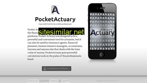 pocketactuary.com alternative sites