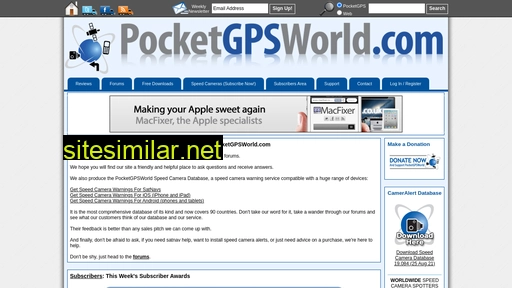 Pocketgpsworld similar sites