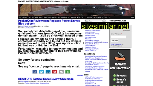 Pocketknifereview similar sites