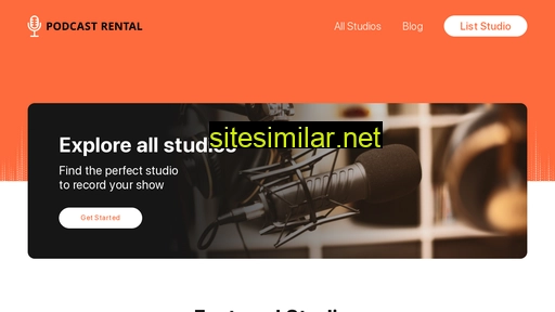 podcastrental.com alternative sites