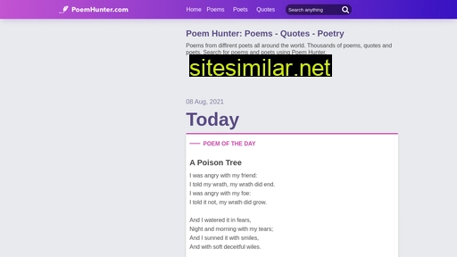 poemhunter.com alternative sites