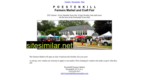 poestenkillfarmersmarket.com alternative sites