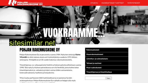 pohjanrakennuskone.com alternative sites