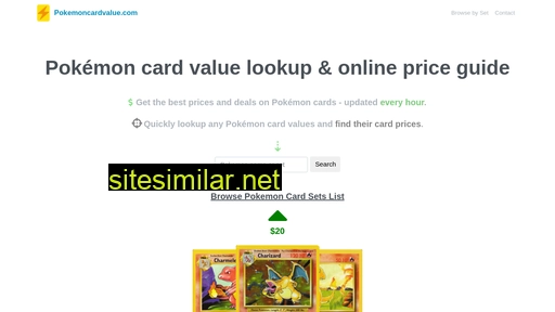 pokemoncardvalue.com alternative sites