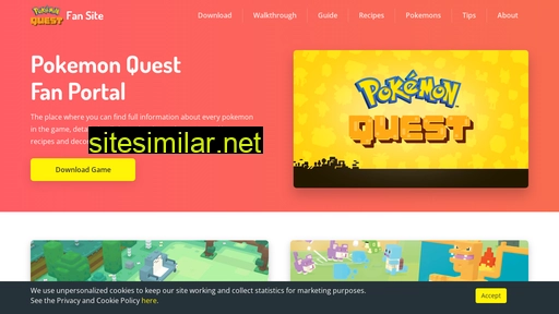 pokemonquestgame.com alternative sites