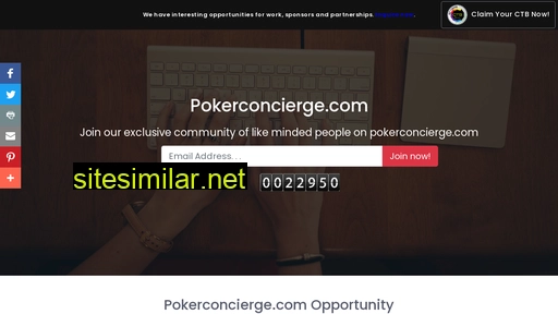 Pokerconcierge similar sites
