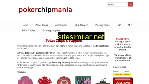 pokerchipmania.com alternative sites
