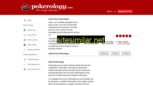 pokerology.com alternative sites