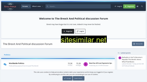 politicsbrexitforum.com alternative sites