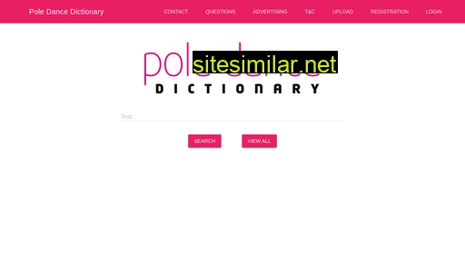 poledancedictionary.com alternative sites