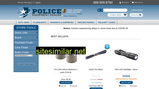 policeequipmentdealer.com alternative sites