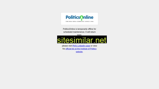 Politicsonline similar sites