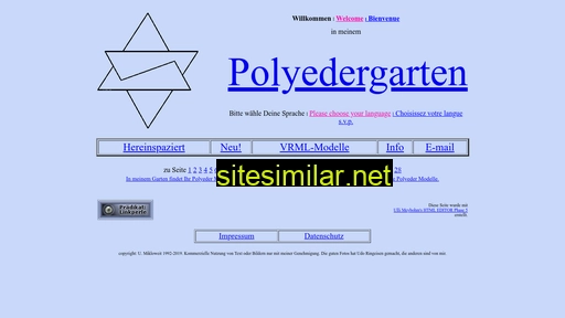 polyedergarten.com alternative sites