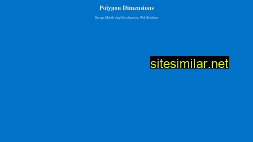 Polygondimensions similar sites