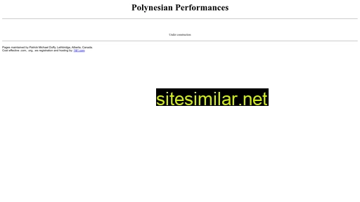Polynesianperformances similar sites