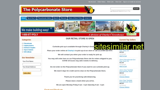 polycarbonatestore.com alternative sites