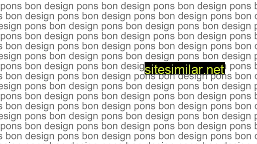 Pons-bon-design similar sites