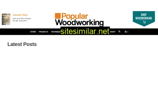 Popularwoodworking similar sites