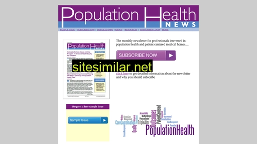 populationhealthnews.com alternative sites