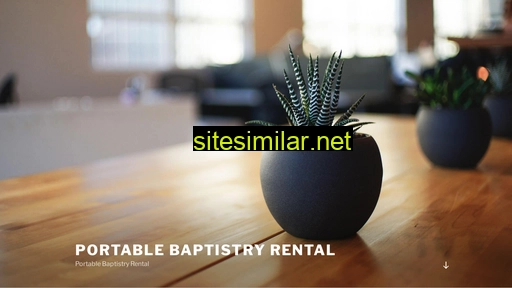 Portablebaptistryrental similar sites