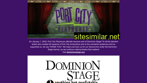 portcityplayhouse.com alternative sites