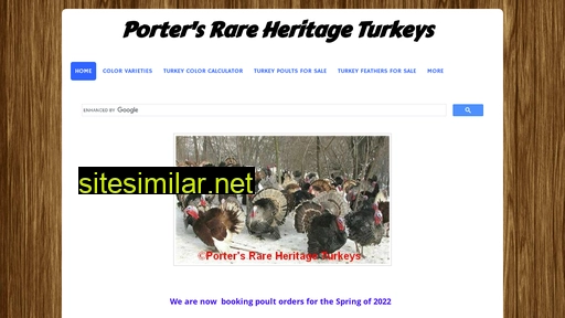 porterturkeys.com alternative sites