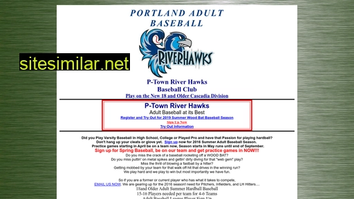 portlandriverhawks.com alternative sites