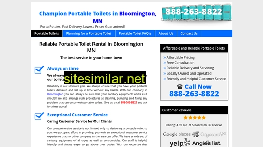 portabletoiletsbloomingtonmn.com alternative sites