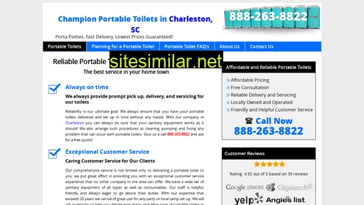portabletoiletscharlestonsc.com alternative sites