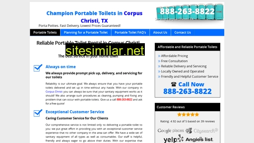 portabletoiletscorpuschristitx.com alternative sites