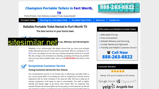 portabletoiletsfortworthtx.com alternative sites