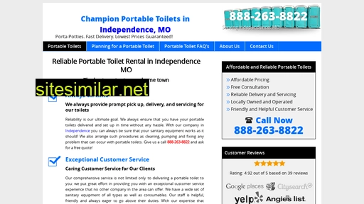 portabletoiletsindependencemo.com alternative sites