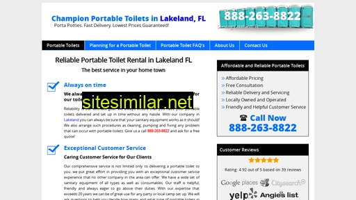 portabletoiletslakelandfl.com alternative sites
