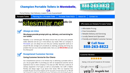 portabletoiletsmontebelloca.com alternative sites