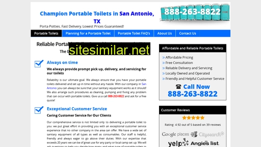 portabletoiletssanantoniotx.com alternative sites